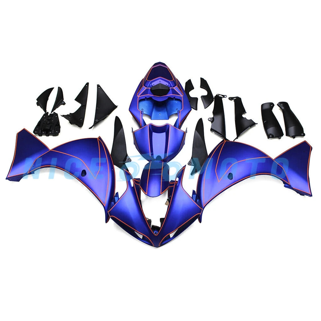 Blue Shark Fairing kit For YAMAHA YZF R1 2009 2010 2011 2012 Cowling YZF R1 09 10 11 12 Sportbike Rebuild Bodys set