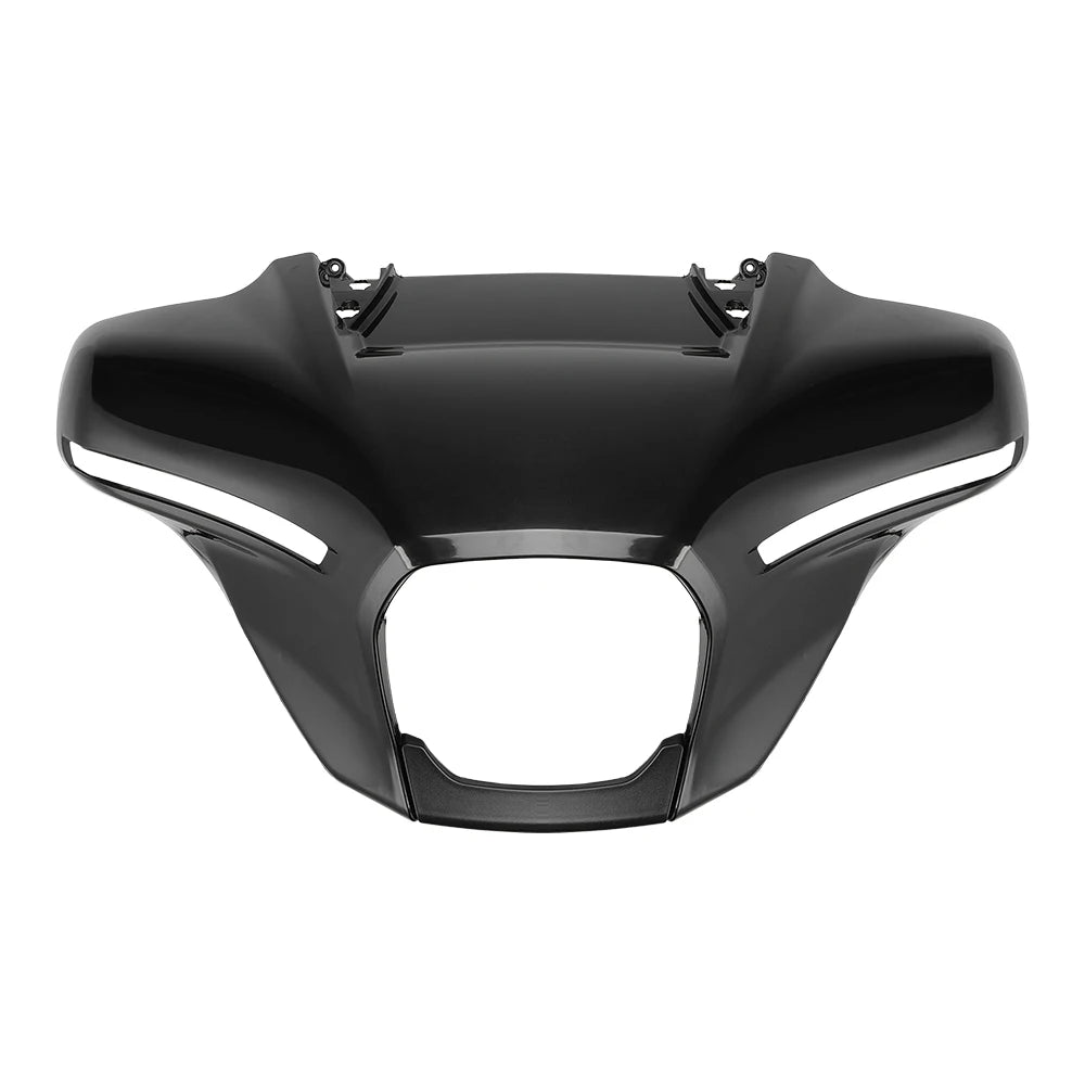 Motorcycle Front Outer Fairing and Instrument Bracket for Touring Street Glide ABS Windshield Cover Front Batwing Outer Fairing