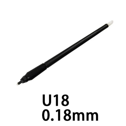 10/50Pcs Disposable Microblading Pen 18U Permanent Makeup Eyebrow Manual Tattoo Pen