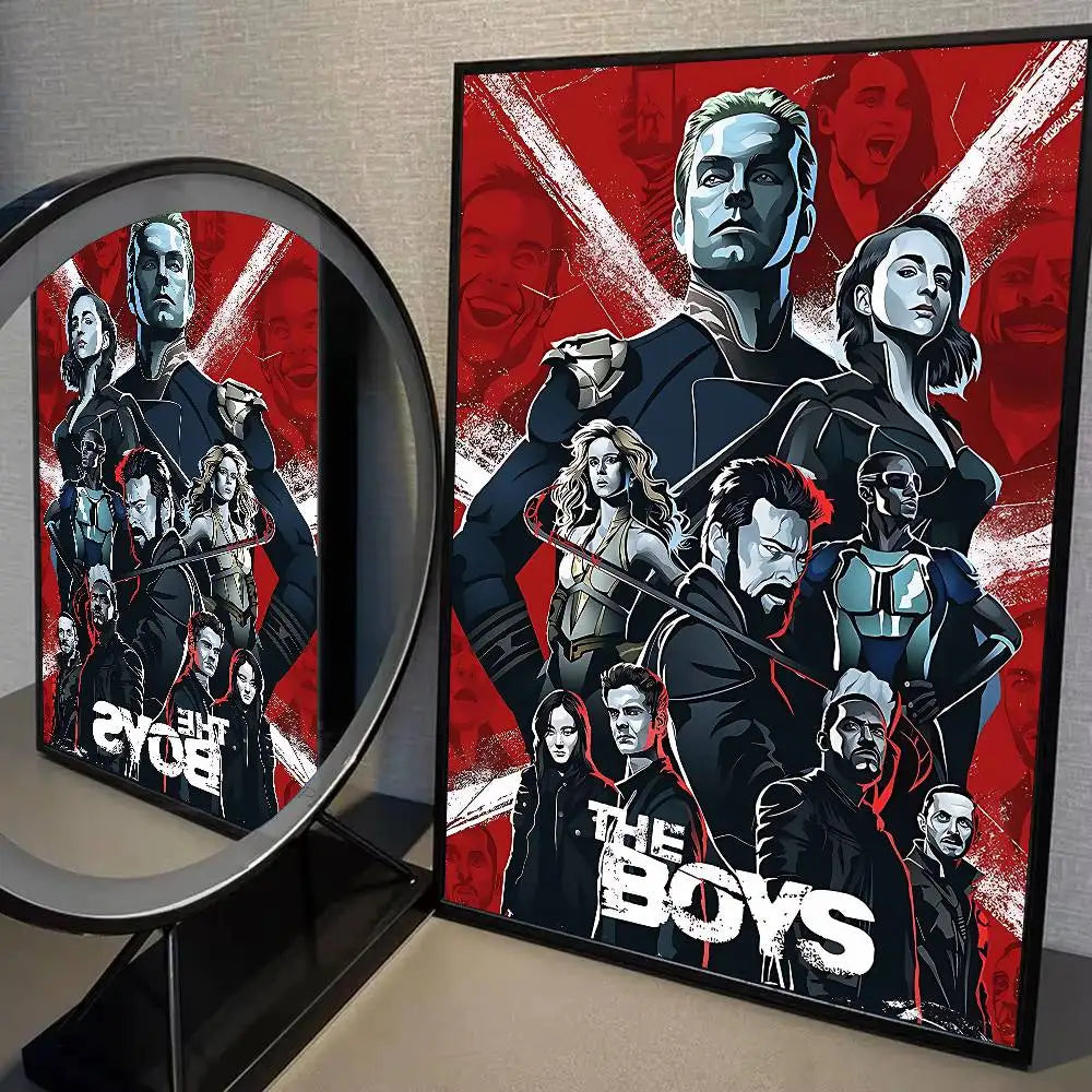 The Boys Poster Print A5 A4 A3 A2 Wall Art Decor For Room Office Gift For Fans