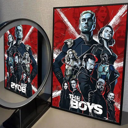 The Boys Poster Print A5 A4 A3 A2 Wall Art Decor For Room Office Gift For Fans