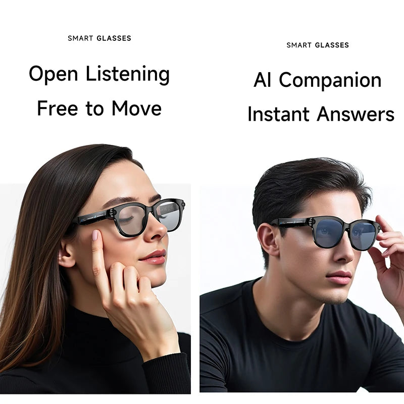 2026 New Smart Glasses Listening To Music Open Listening AI Translation AI Voice Assistant AI Image Recognition Smart Glasses