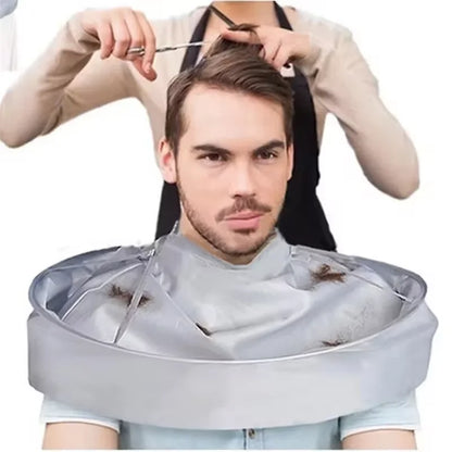 Foldable hair cutting tool umbrella shaped hair cutting cloak, three-dimensional breathable household hair cutting tool, hair cu