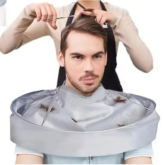 Foldable hair cutting tool umbrella shaped hair cutting cloak, three-dimensional breathable household hair cutting tool, hair cu
