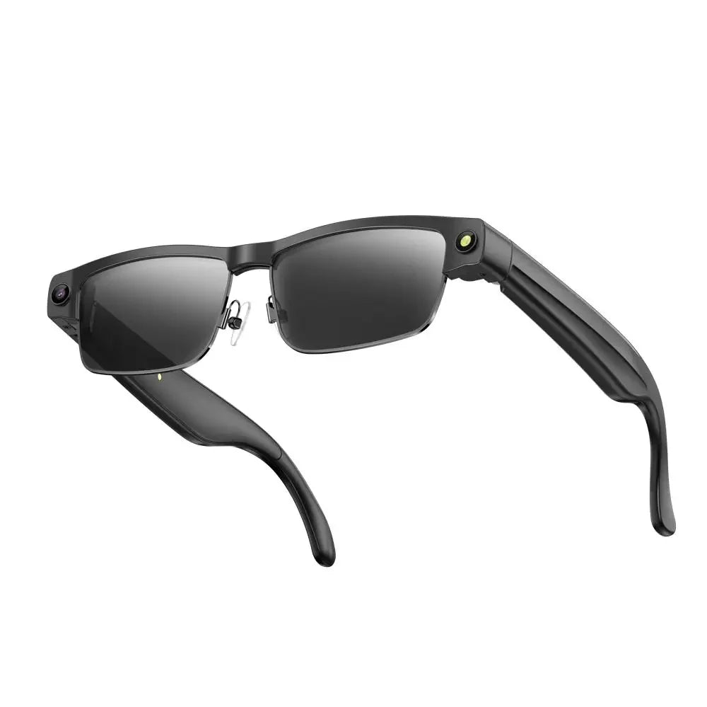 4K Smart AI Glasses 8MP Camera Recording Videos Photo Recognition Answer Translation BT Call Photochromic Sunglasses Waterproof
