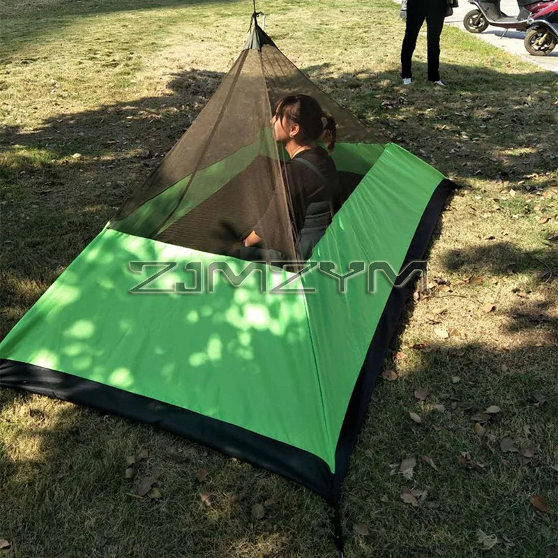 Hanging Inner Tent 1-2 Person Outdoor Camping Tent Anti Mosquito Net Breathable Summer Mesh Tent 220*150*100cm