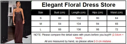 Chic Sequins Lace Up Dress Women Cinched Waist Strapless Patchwork Pleated Sleeveless Maxi Gowns 2025 Summer Evening Party Robe