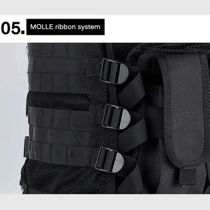 Multi-Pocket Swat Army Tactical Vest Jungle Combat Body Armor Vests Security Hunting Outdoor CS Game Airsoft Training Jacket