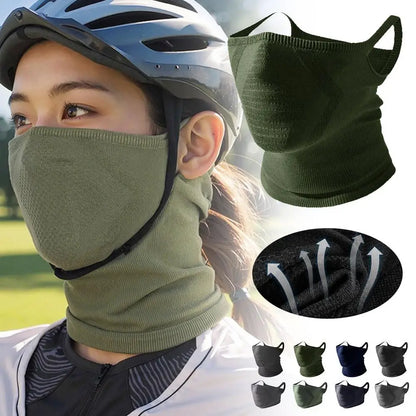 Cycling Face Mask Absorb Sweat Breathable Fishing Training Sport UV Face Scarf Neck Gaiter Summer Face Bandana Safety protection