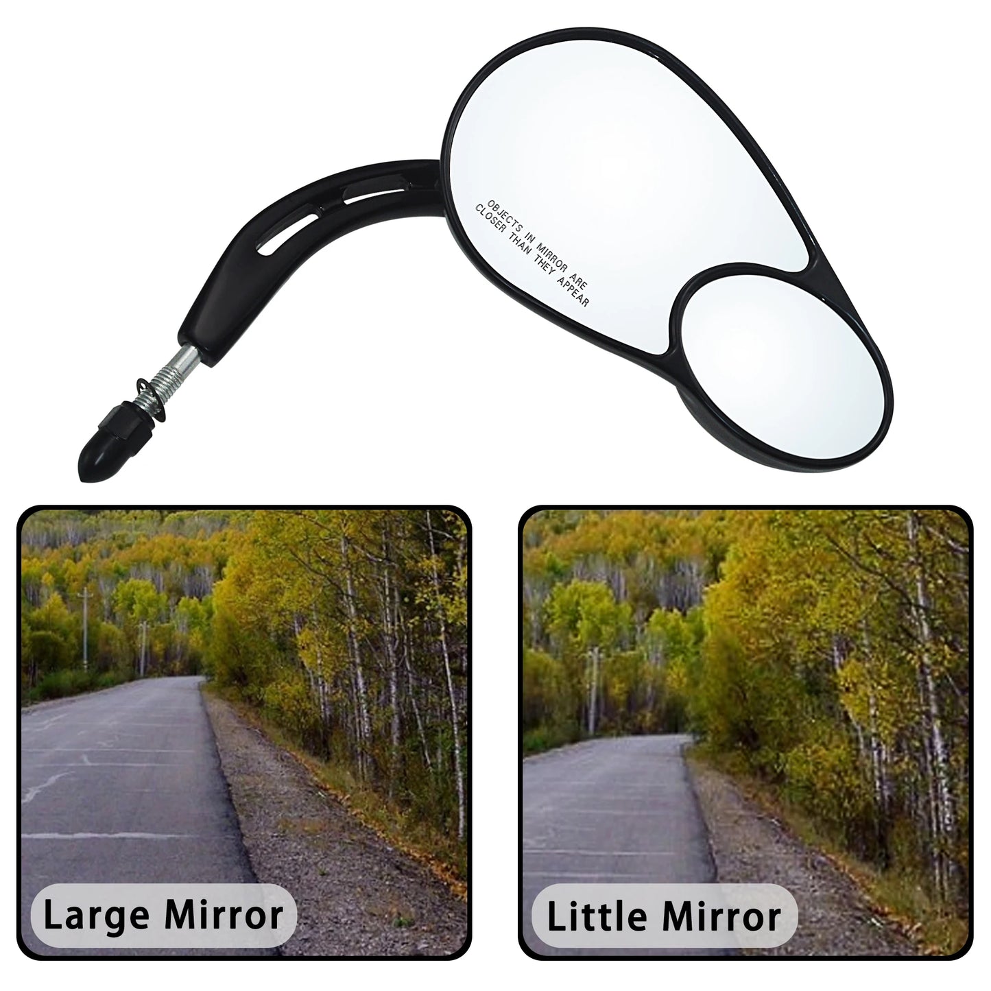 Motorcycles Rear Side Mirrors Rear view For Harley Honda Road King Touring Sportster Fat Boy Softail Bobber Chopper Street Glide