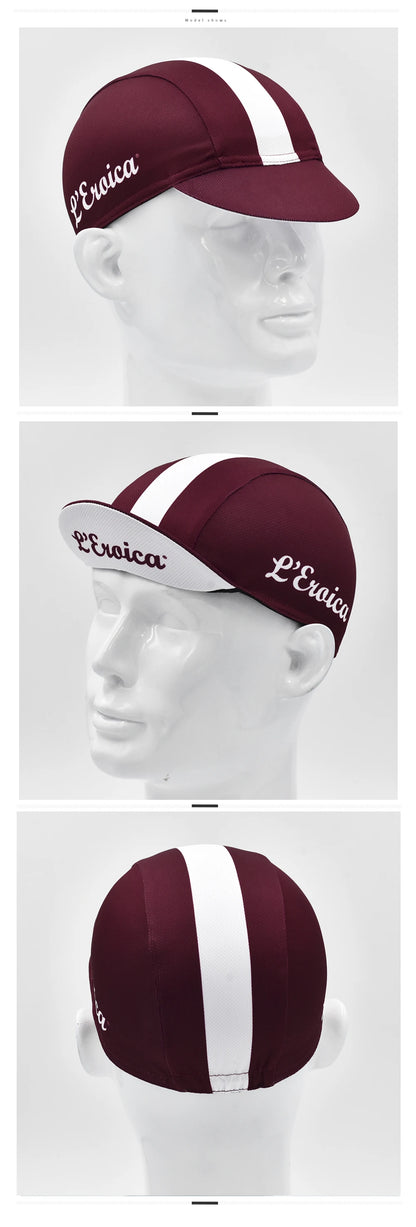 Retro Italy Men's Cycling Cap Bicycle Hat Riding Outdoor Sports Running Fishing Caps