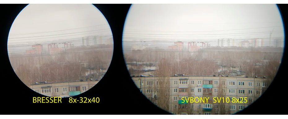 SVBONY 8x25 SV10 Binoculars Compact Fixed Focus Mini Portable Telescope Multi-coated Porro Prism for Outdoor Spoorts Games F9323