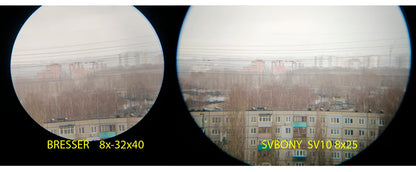 SVBONY 8x25 SV10 Binoculars Compact Fixed Focus Mini Portable Telescope Multi-coated Porro Prism for Outdoor Spoorts Games F9323
