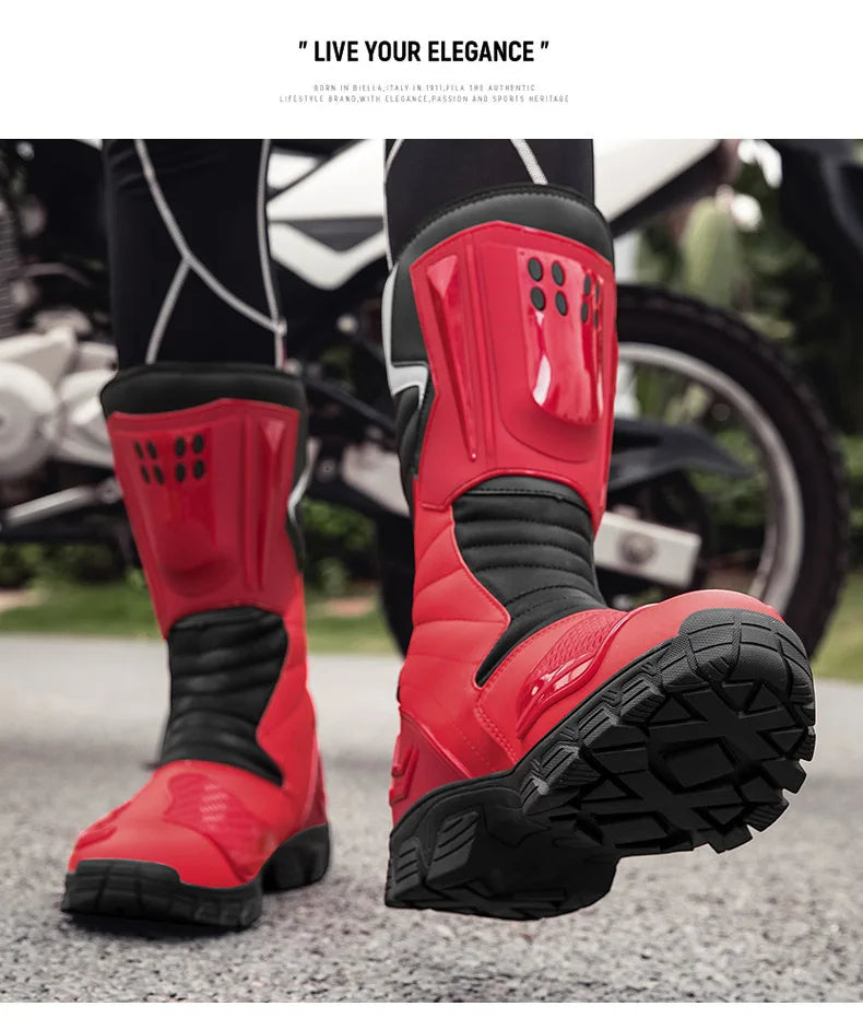 Motorcycle Shoes Riding Rider Motorcycle Boots Racing Travel Equipment Botas Para Moto Botas Moto Motorbike Boots Men