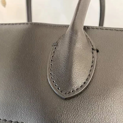 Elegant Suede Tote Bag Luxury Leather Large Capacity Shoulder Bag Minimalist Fashion Commute Handbag Soft Casual Shopping Bag