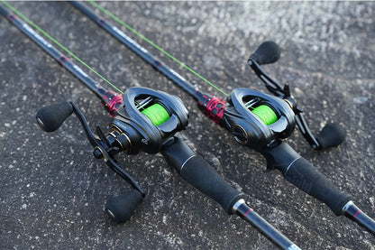 SeaKnight Brand FALCAN IV 5.4:1 185g Lightweight Baitcasting Fishing Reels Carbon Fiber Drag Brass Gear Power Fishing Reel