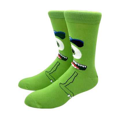 2023 New Anime Women Men Socks Long Socks Men‘s Knee-High Cosplay Sock Adult Personality Hip Hop Harajuku Long Funny Socks 36-45