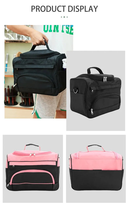 Professional Makeup Bag Salon Nail Tattoo Tool Storage Case Beauty Cosmetic Organizer Portable Hairstylist Travel Bag