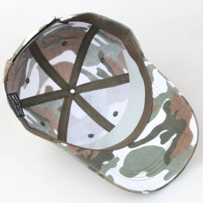 7 Colors Unisex Sports Summer Outdoor Sunscreen Hat Men Casual Cap Female Unisex Camouflage Hunting Fishing Hunting Baseball Cap