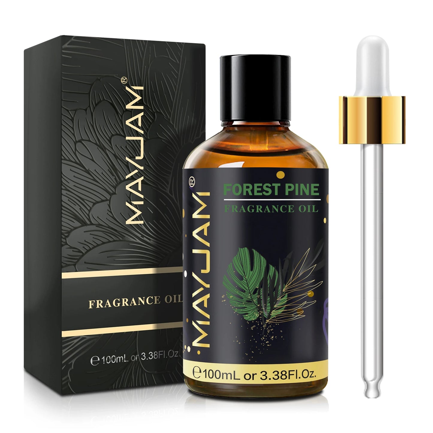 MAYJAM 100ml Fragrance Oil White Santal Amber Chocolate Moroccan Rose Aromatic Essential Oil for Humidifier Diffuser Gift Box