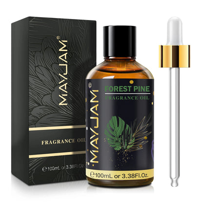 MAYJAM 100ml Fragrance Oil White Santal Amber Chocolate Moroccan Rose Aromatic Essential Oil for Humidifier Diffuser Gift Box