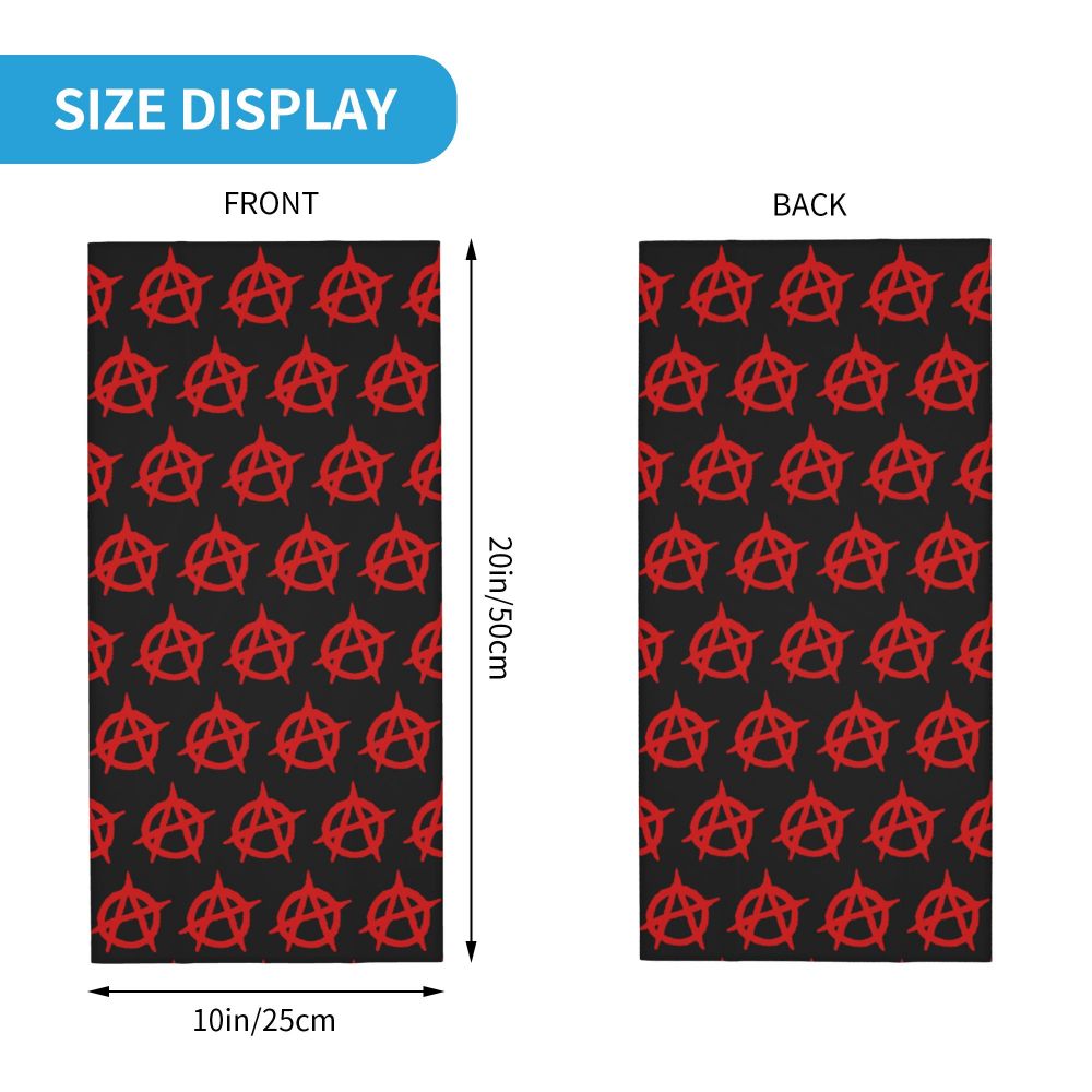 Custom 1 Percenter Essential Sons Bandana Neck Gaiter for Ski Camping Men Women Wrap Scarf TV Show Anarchy Headband Warmer