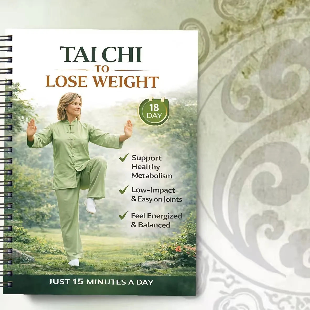 Practice every day101-Minute Tai Chi for Beginners，Can enhance physical fitness and daily energy，Improve joint health and flexib