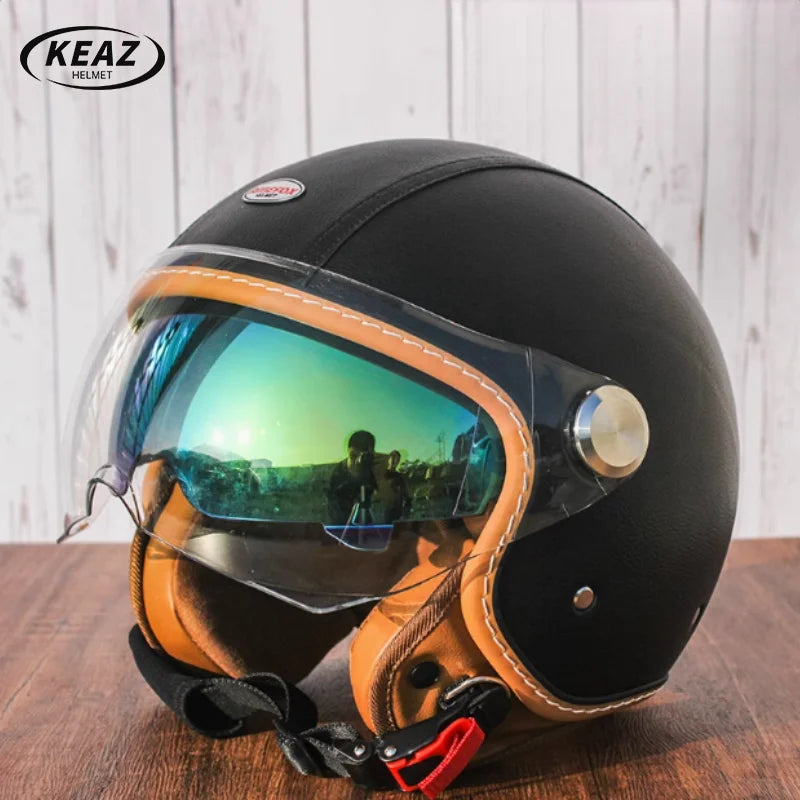 Japan Imported The New DOT Standard Certified Electric Motorcycle Helmet Female Winter Warm Male High Quality and Safety
