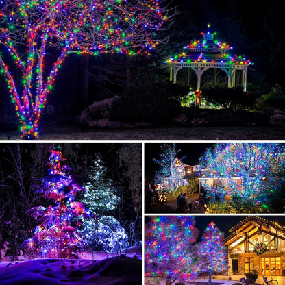 Solar Fairy String Lights Outdoor LED String Lights 8 Modes IP65 Waterproof for Christmas Garden Balcony Patio Tree Yard Decor