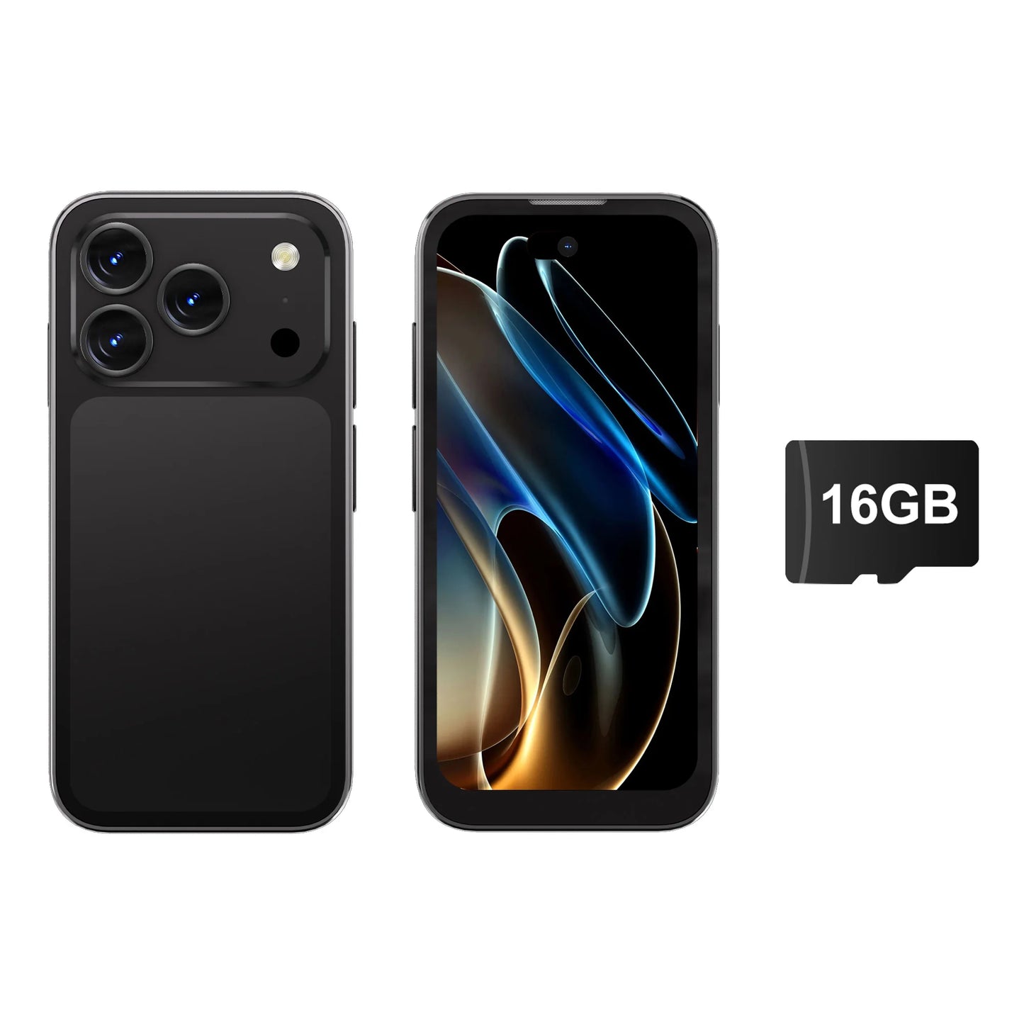SERVO 17 PRO MAX mini Smartphone 3.75" Fullview Display 3G WCDMA Dual SIM Card GPS Face Unlock Android Small Smart Mobile Phones