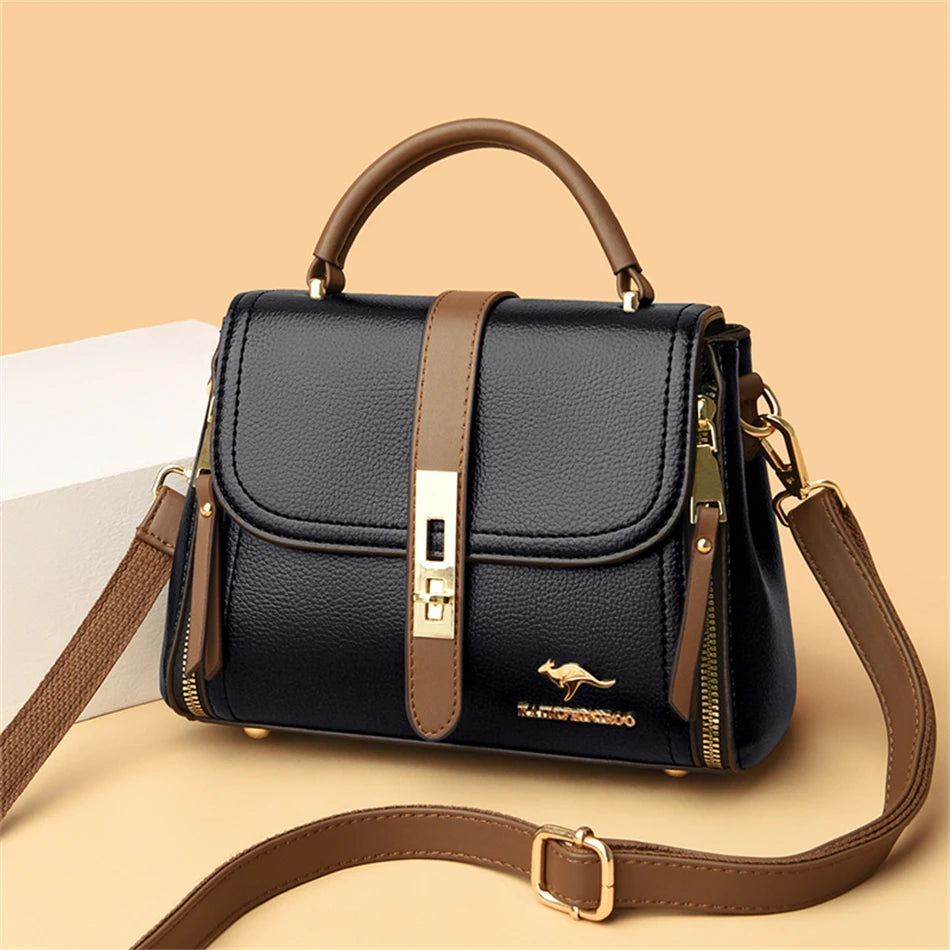 Genuine Brand Purses and Handbags Crossbody Luxury Designers High Quality Leather Fashion Messenger Shoulder Bags Tote Cover Sac