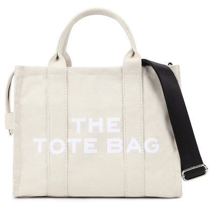 THE TOTE BAG Designer Fashion Handbag Shoulder Strap Crossbody Handbag Adjustable Large Capacity Canvas Women's Bag