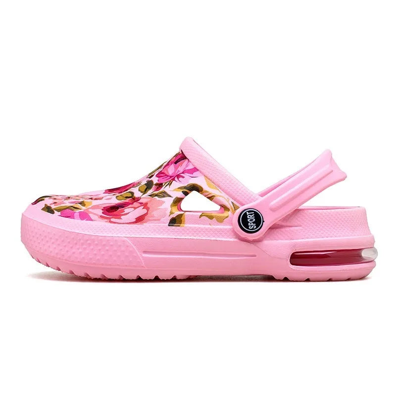 Women's Ethnic Shoes Clogs Soft Sole Two-way Wear for Beach Mules and Pool Women Garden Slides Indoor Nursing Clogs Sandals