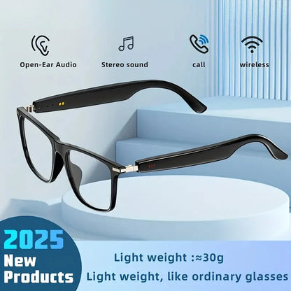 SENBONO Audio Smart Glasses With Open Ear Headsets Hands-Free Call Sunglasses Anti-blue Light Glasses For Xaomi Android IOS