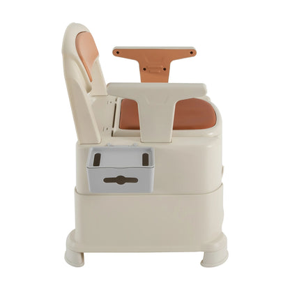 Toilet With Sensor Night Light,Bedside Commode  Bedside Toilet With Maximum Load 200kg, Portable Toilet