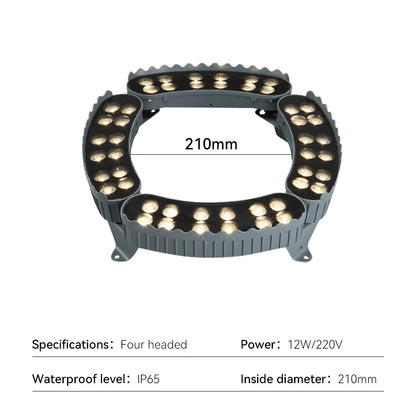 85V-265V LED Tree Hugging Lamp 4Pcs Outdoor Waterproof IP65 Lawn Garden Park Courtyard Wayside Spotlights Night Decorative Light