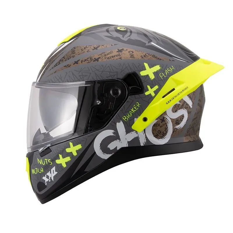 Motorcycle Helmet Anti-fog Dual Lenses Large Tail Full Face Helmets Men Women Motorbike Racing Helmets Casque Moto Casco