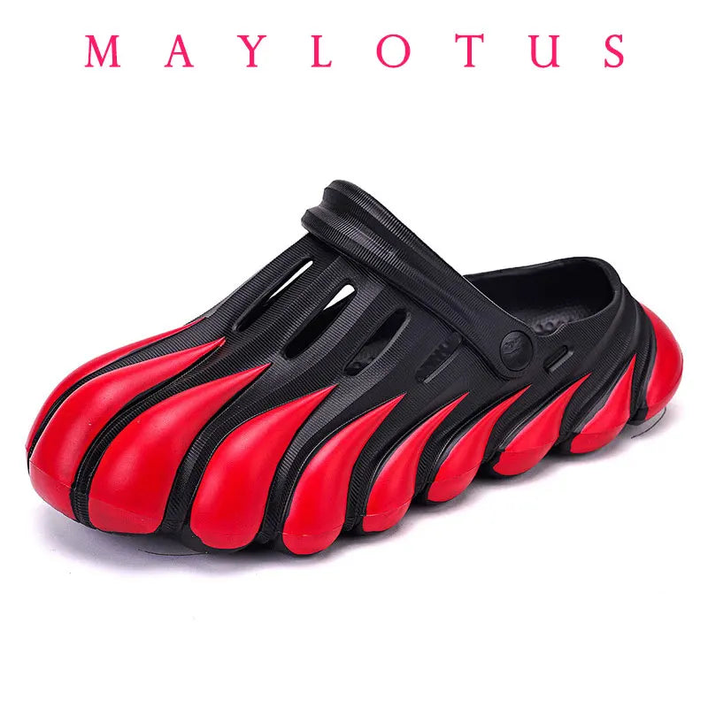 High Quality Summer Men Sandals Slippers Outdoor Beach Comfortable Soft Clogs Mens Beach Sandals Mens Casual Shoes Garden Shoes