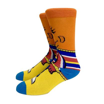 2023 New Anime Marvel Men Socks Long Sock Men‘s Knee-High Couples cosplay Sock Personality Hip Hop Harajuku Funny Sock for Women
