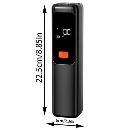 Wireless Portable 150PSI Tire Inflator Electric Air Pump Rechargeable Digital Pressure Gauge Auto Shutoff LED Light for Car Bike