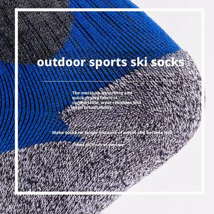 Skiing Socks Thermal Knee-high Cold Weather Warm Sock For Snowboarding And Mountaineering Socks Outdoor Activities