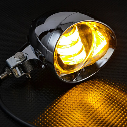 Motorcycle 12V LED front Fog Light For Cruisers Choppers Cafe racers custom application