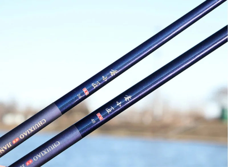 2.1-6.3-meter Lightweight Hard Tuned Carbon Fiber Fishing Rod Strength Fishing Rod Outdoor Fishing Equipment Travel Equipment