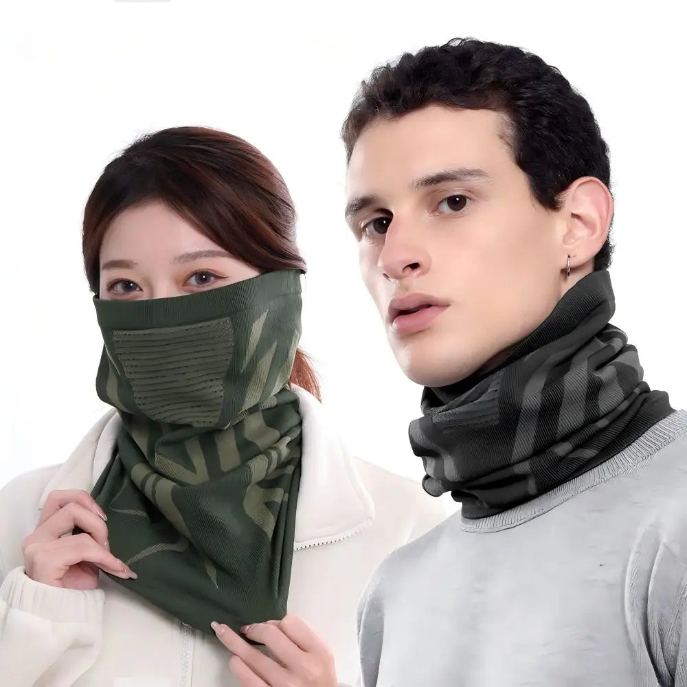 Windproof Warm Zebra Striped Face Mask/Scarf - Ideal for Motorcycle, Running, Skiing, Snowmobile - Winter Outdoor Protection