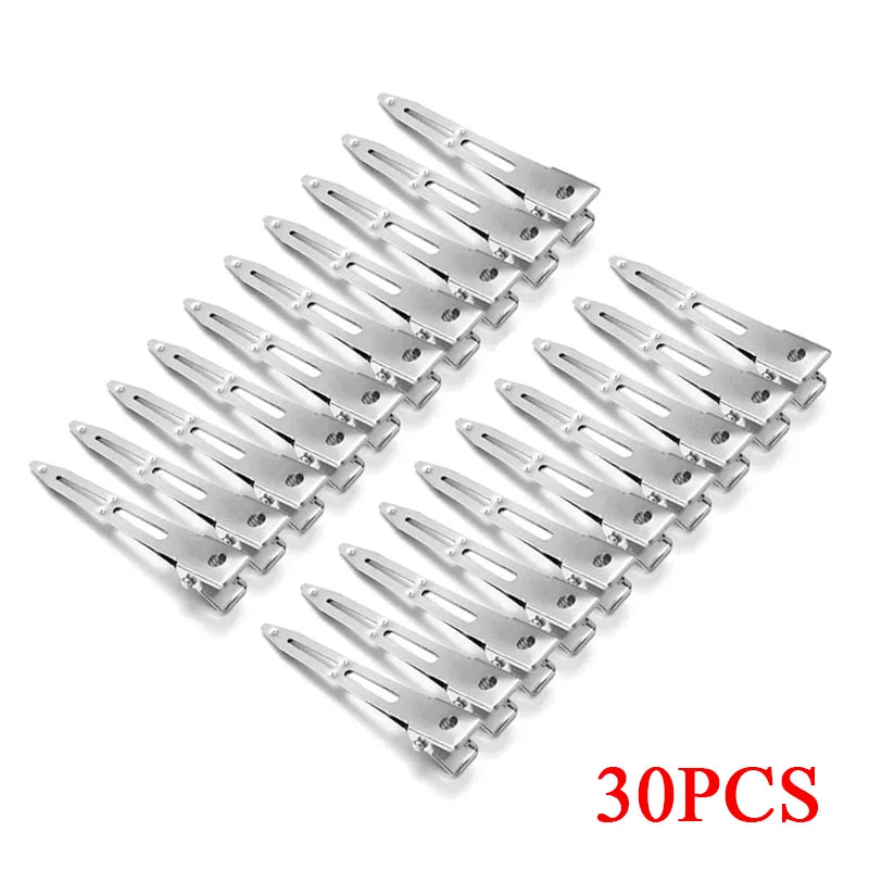 30/50Pcs Professional Ladies Salon Fixed Hair Pin 4.5cm Curl Metal Hair Clips Hair Root Fluffy Clips DIY Tools Hair Accessories