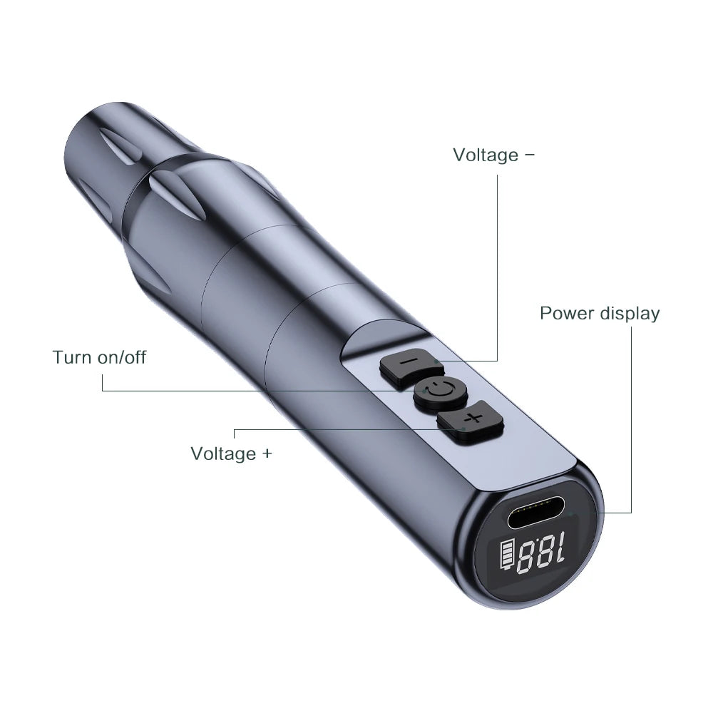 Clearance sale Wireless Tattoo Machine Rotary Tattoo Pen Original German Motor Power Battery Fast Charge Stroke 3.5mm