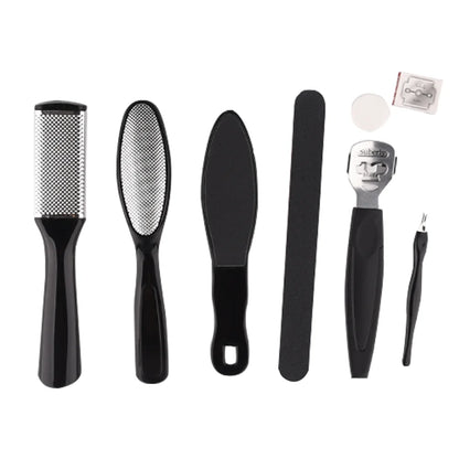 Pedicure Kit 8/10/23 in 1 Stainless Steel Professional Pedicure Tools Set Foot Rasp Peel Callus Dead Skin Remover