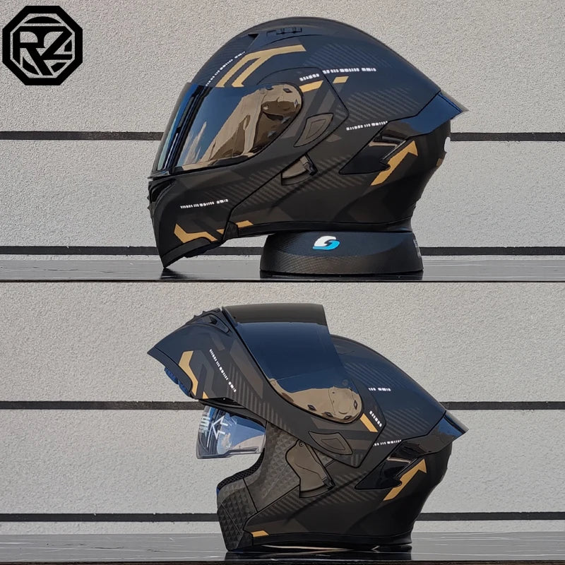 Flip Up Motorcycle Helmet Double lens full face helmet High quality DOT approved Moto cascos motociclistas capacete