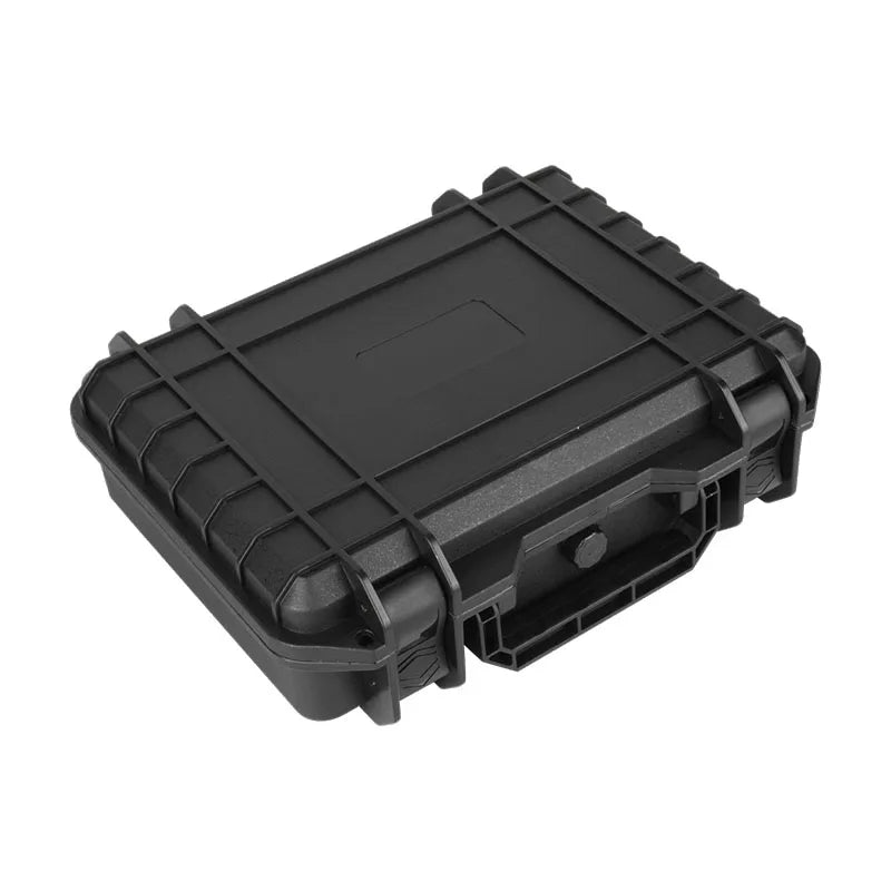 Portable Hard Tool Box With Pre-Cut Foam Storage Box, Shockproof, Pressure Reducing, Dustproof, Suitable For Home/Outdoor Use.