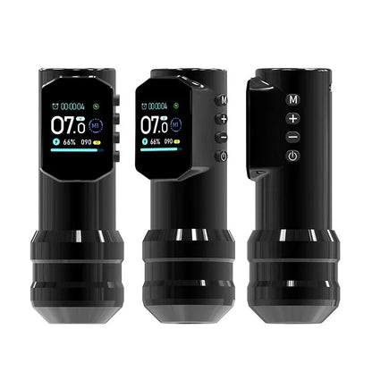 Large Color Screen Digital Display YILONG Wireless Tattoo Pen New Permanent Makeup Tattoo Machine with 1500MAH Power Tattoo Gun